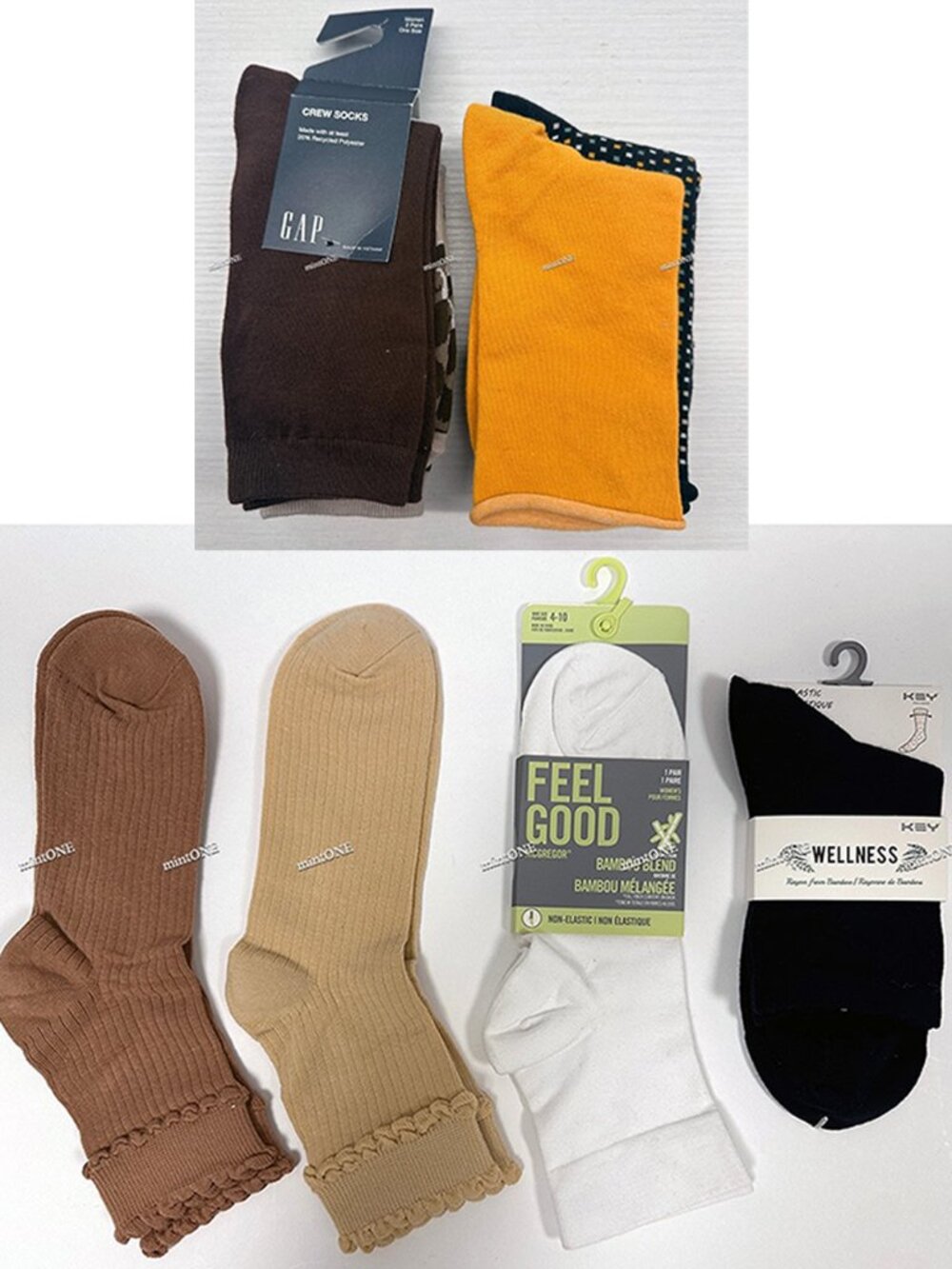NEW GAP 4pair + Other 4pair Mid Crew Socks
